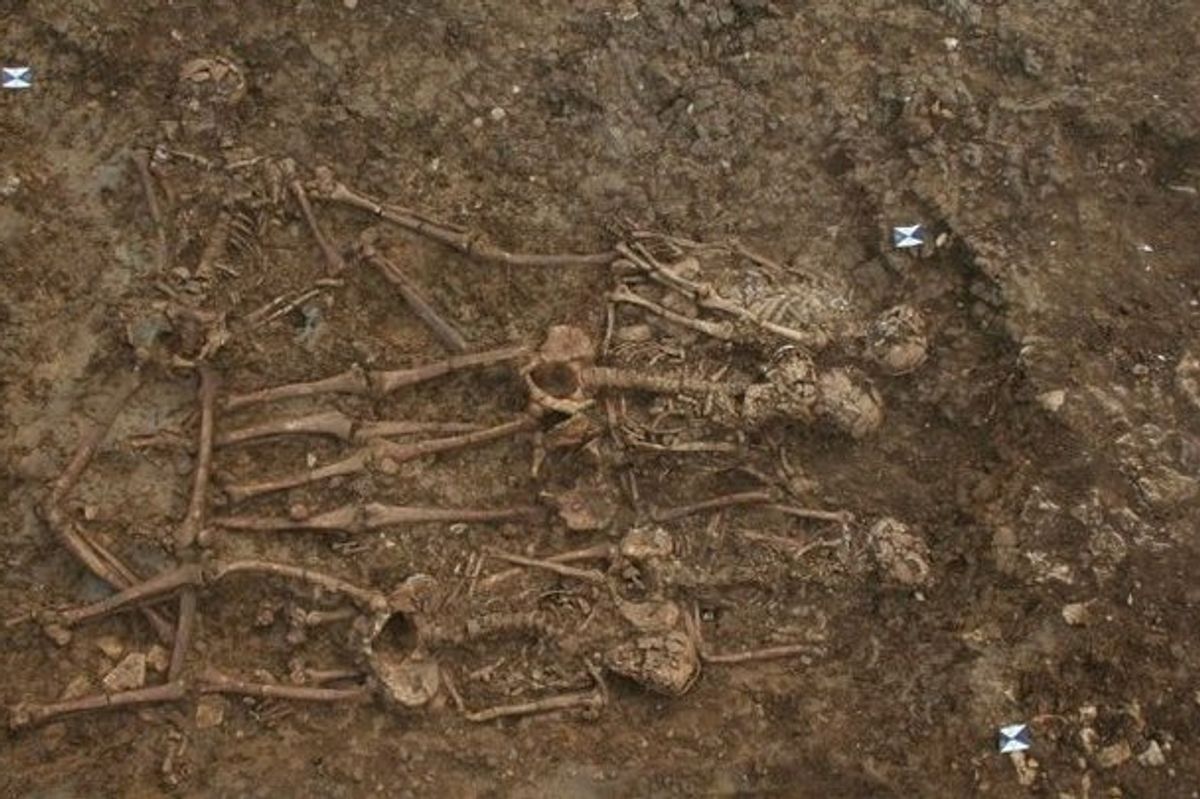 Buckingham excavation site