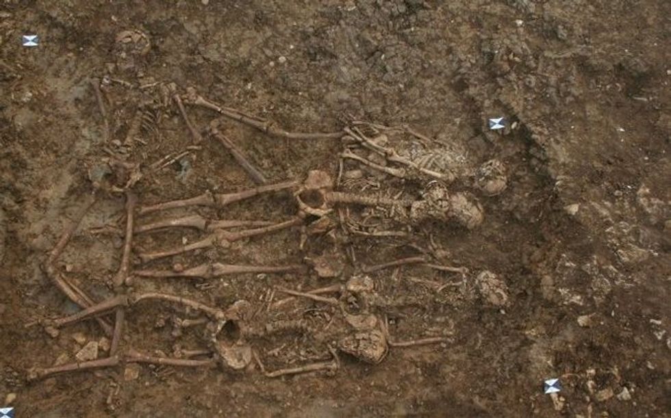 Buckingham excavation site