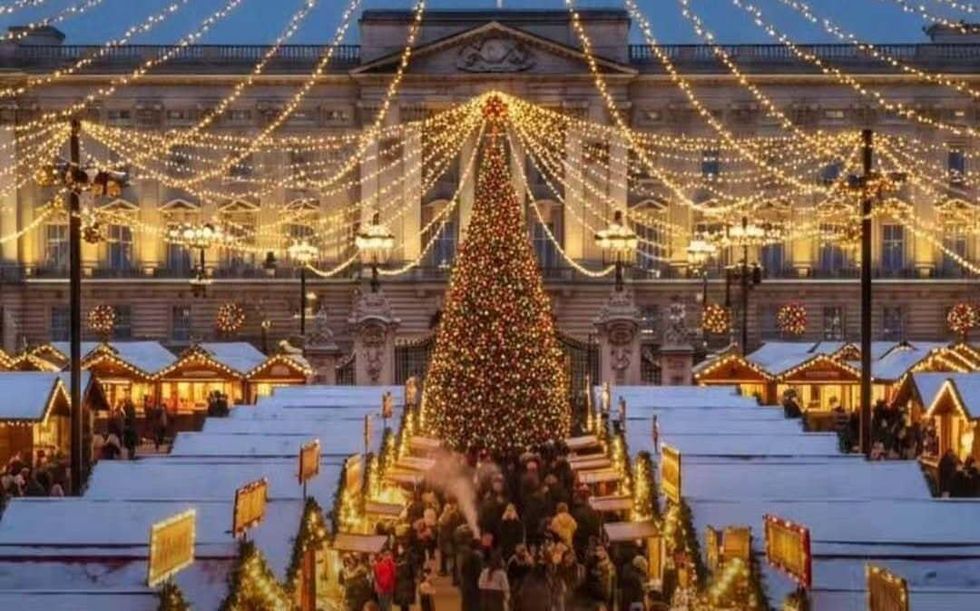 Buckingham Palace Christmas Market advert