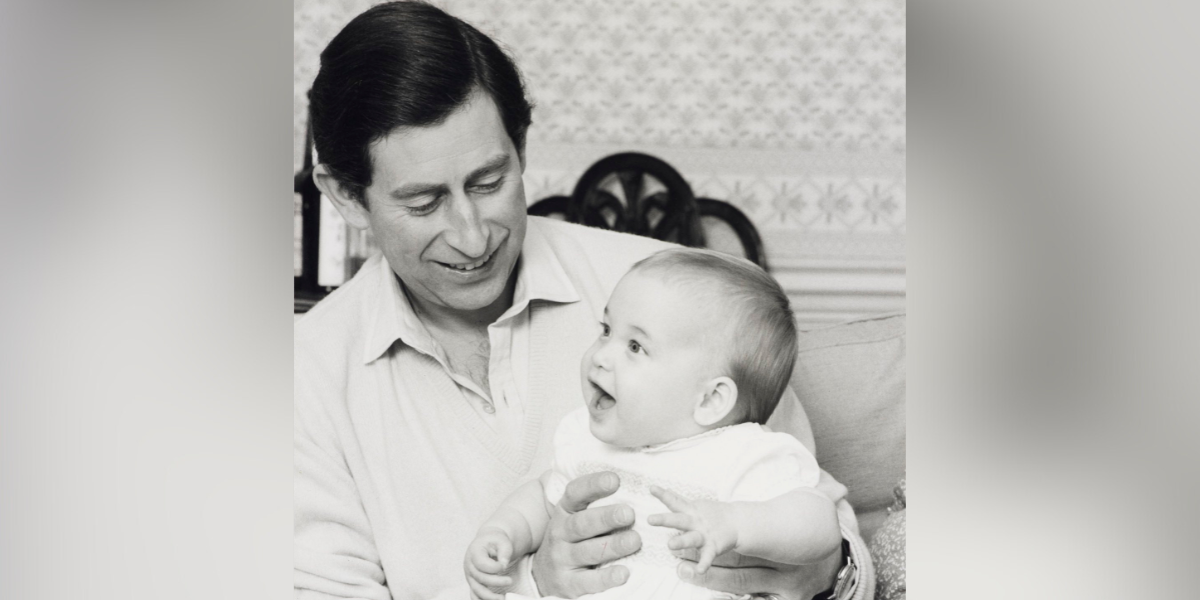 NextImg:Buckingham Palace release adorable baby picture of Prince William with King Charles to celebrate his birthday