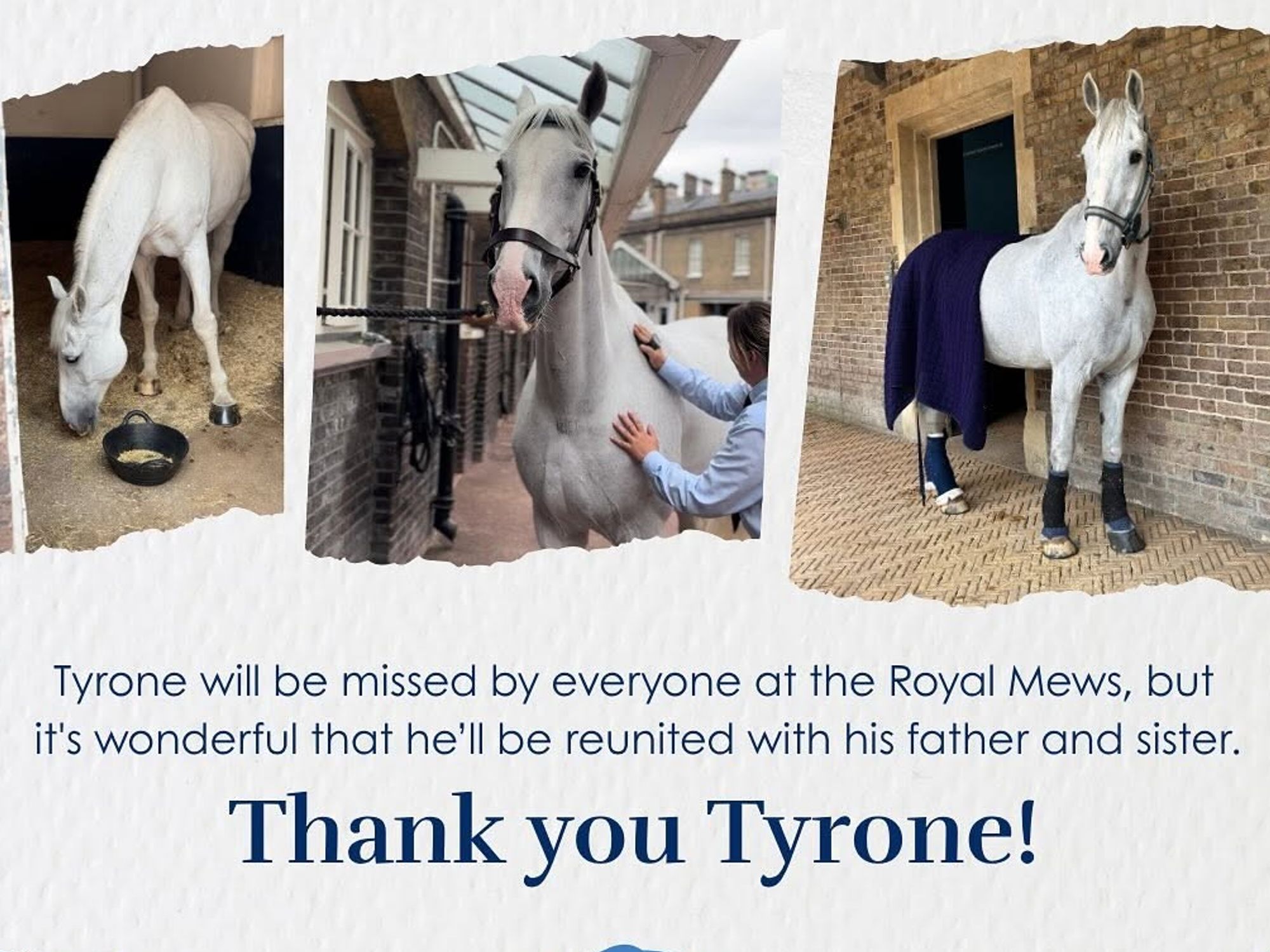 Buckingham Palace Tyrone message