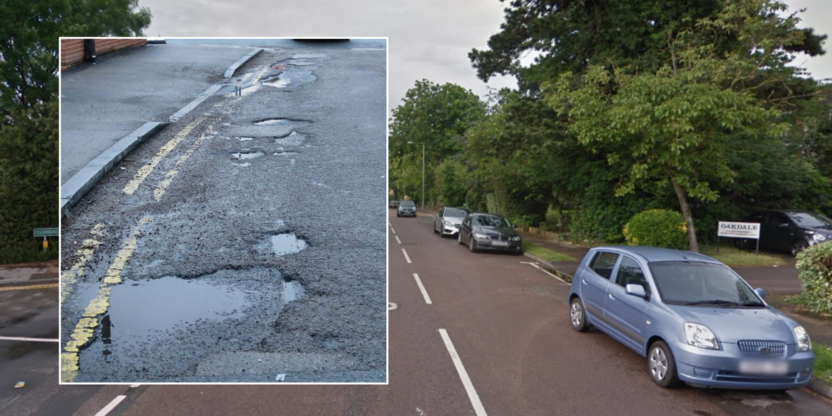 NextImg:Residents fear a ‘child will soon die’ amid GIANT potholes in leafy London suburb – ‘It's like a war zone!’