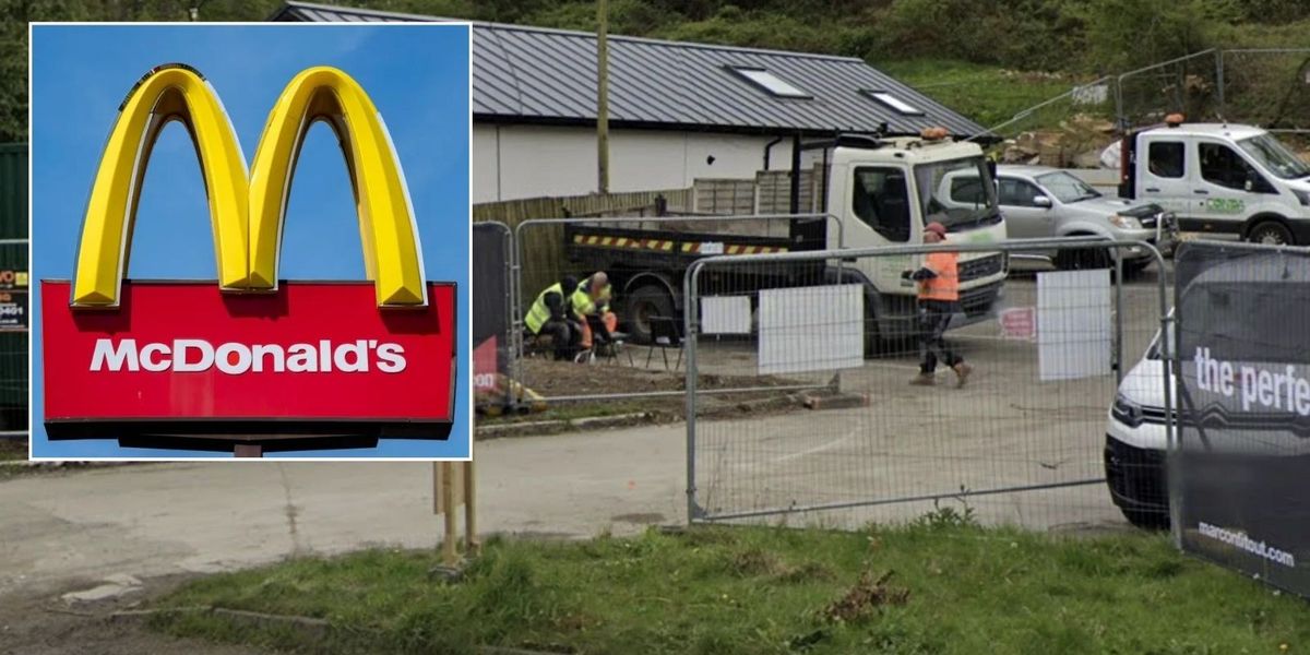 NextImg:Couple forced to 'build fortress' to protect their home against McDonald's builders who 'destroyed their fence'