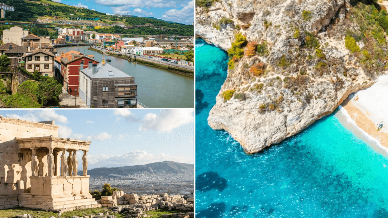 Buildings in Bilbao, Spain / Athens / Alicante