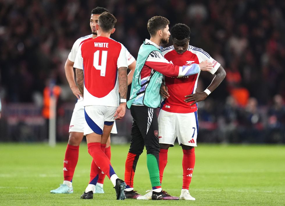 Bukayo SAKA and Ben WHITE