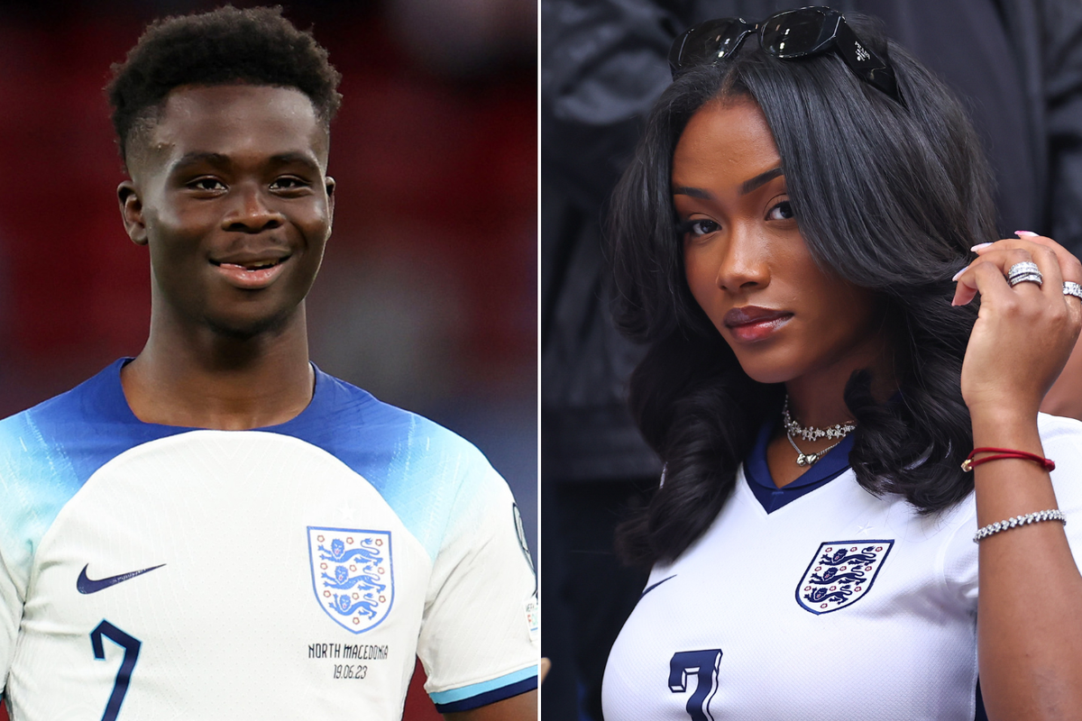 Bukayo Saka and Tolami Benson