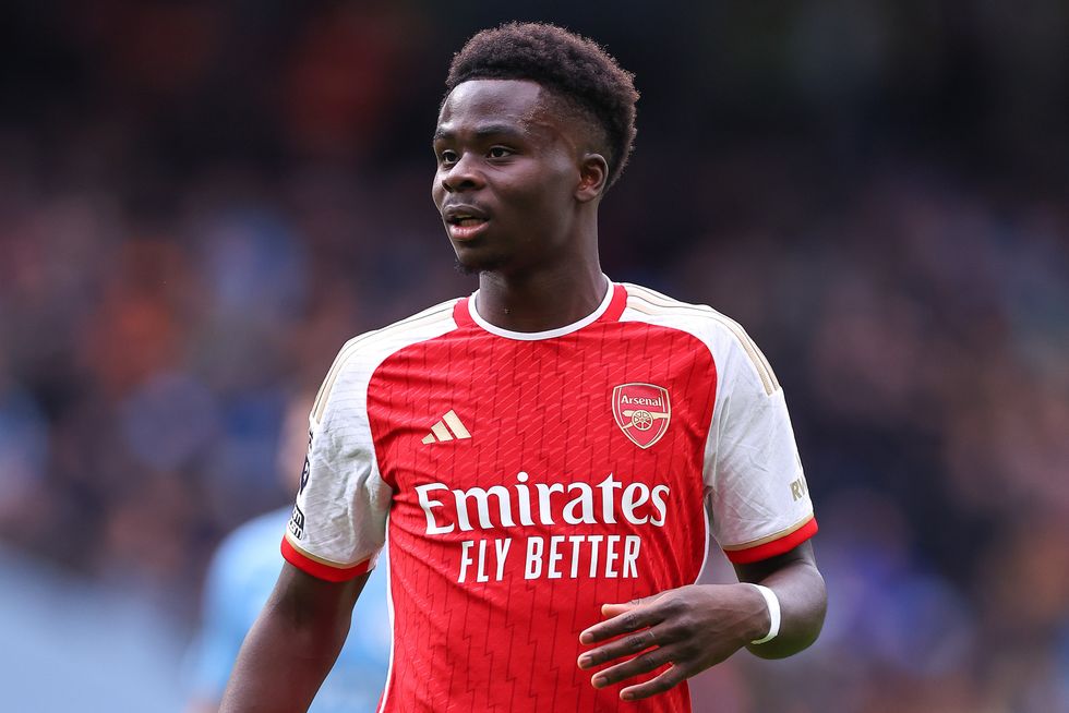 Bukayo Saka Arsenal Luton