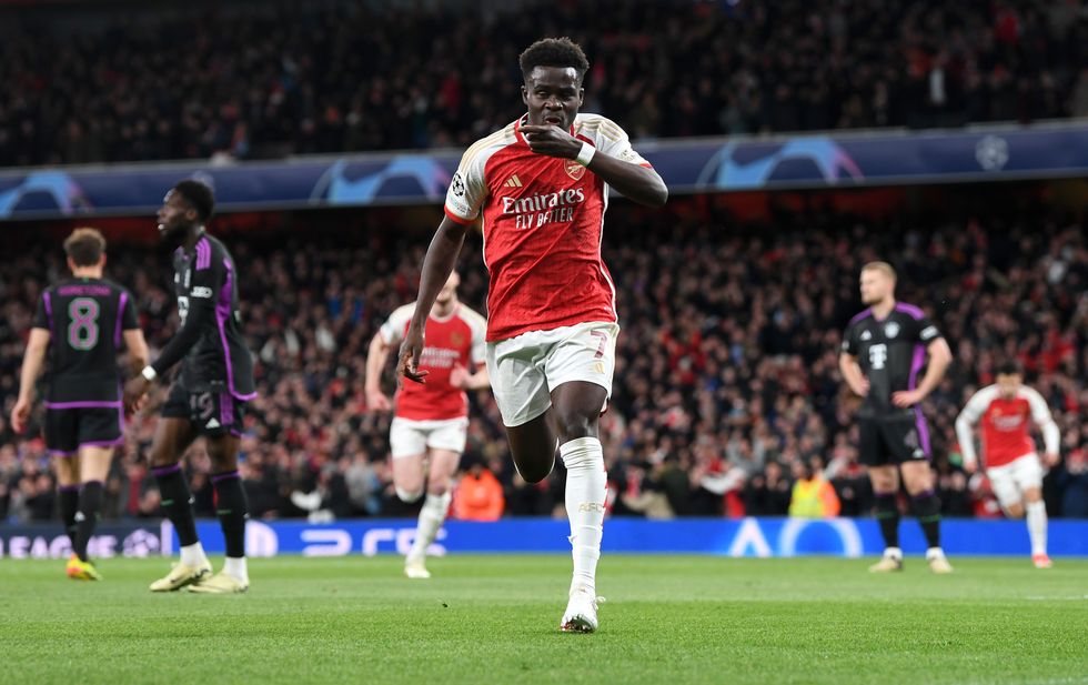 Bukayo Saka gave Arsenal the lead early on