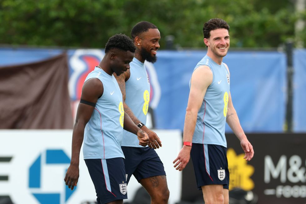 Bukayo Saka is being nurtured back to full fitness ahead of the World Cup