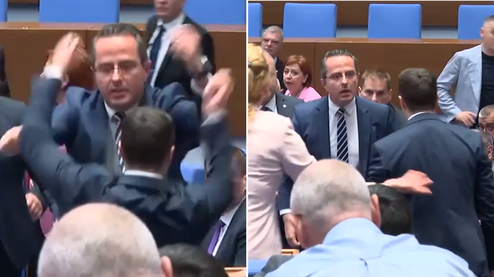Bulgarian MPs clashed