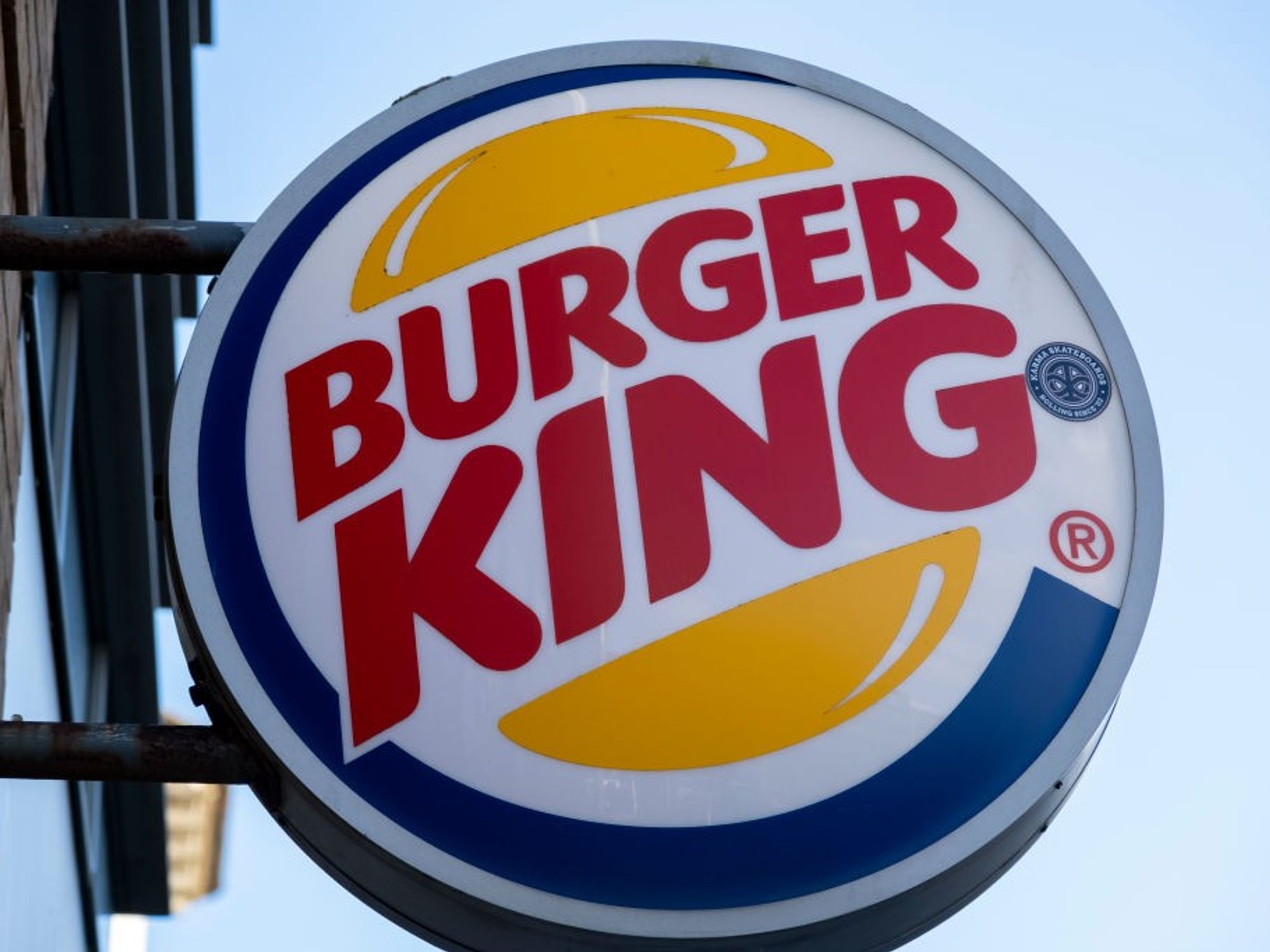 Burger King restaurant sign