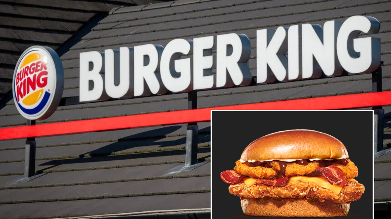 Burger King sign / Memphis BBQ burger