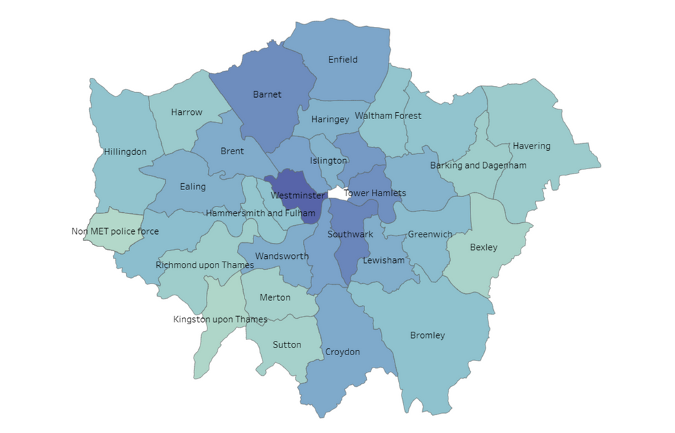Burglary map