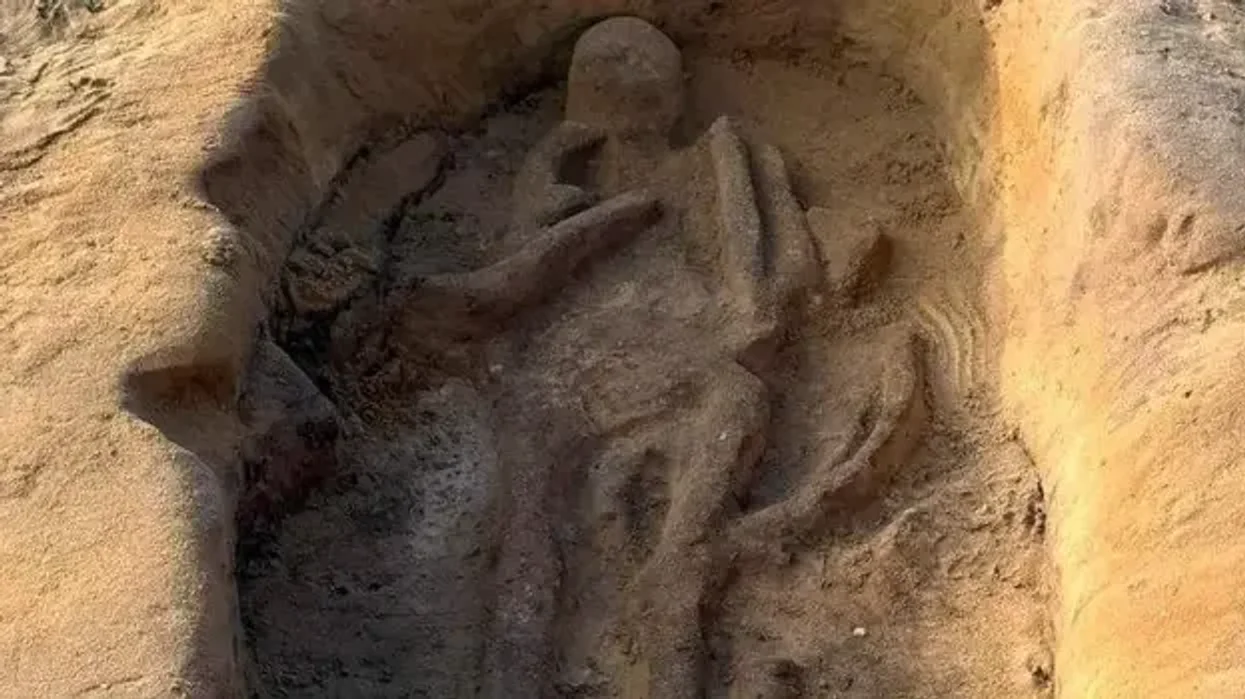 Burial at the Leiston archaoelogical site