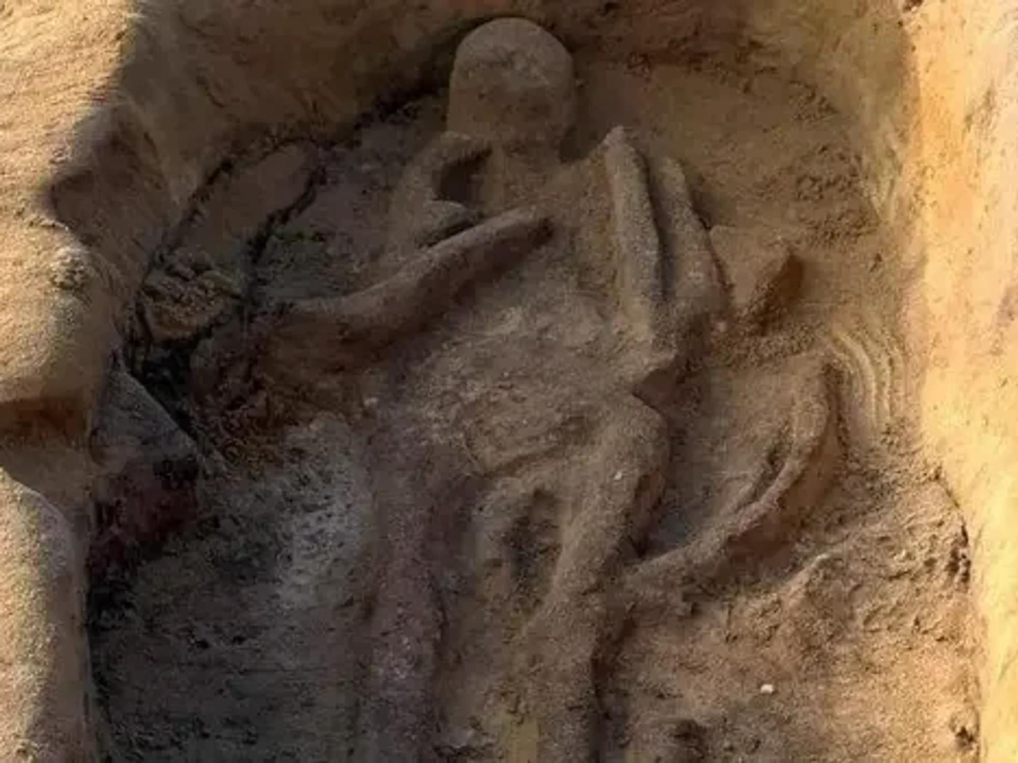 Burial at the Leiston archaoelogical site