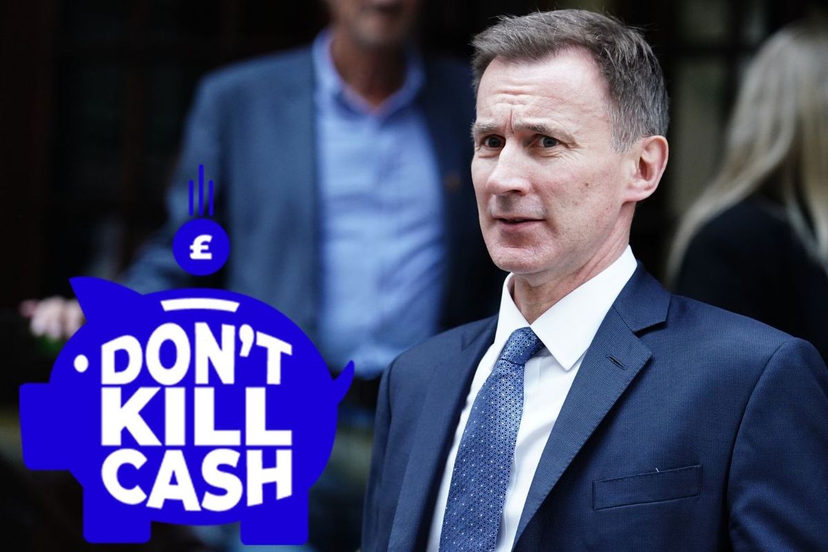 Businesses urge Jeremy Hunt to protect cash as payment method