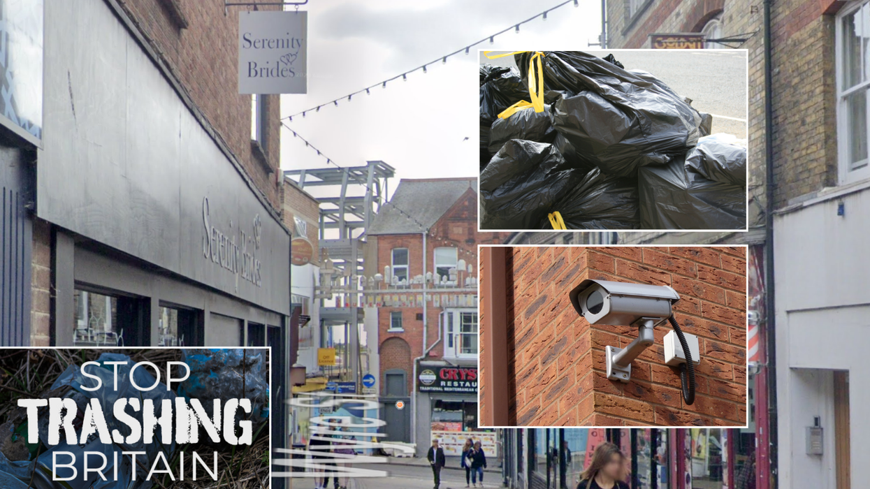Businesswoman installs CCTV after fly-tipping 'monstrosity' dumped outside store