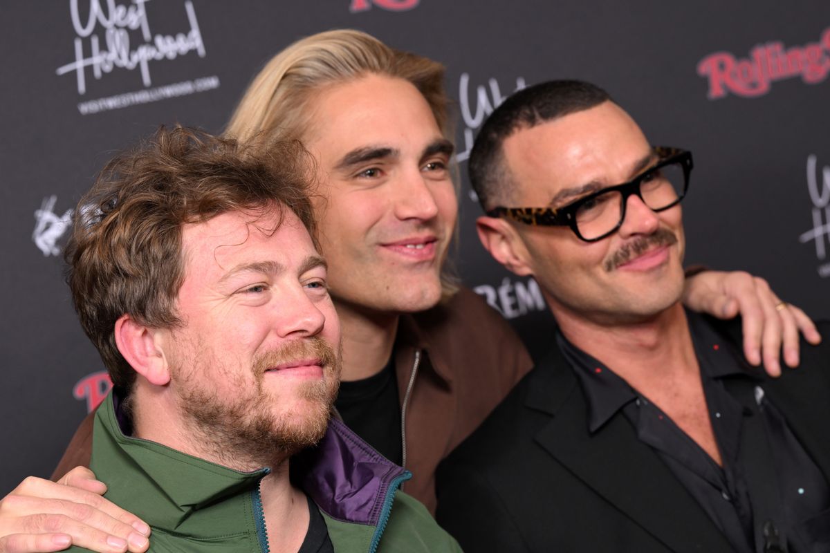 Busted: Charlie Simpson is one-third of the band alongside James Bourne and Matt Willis