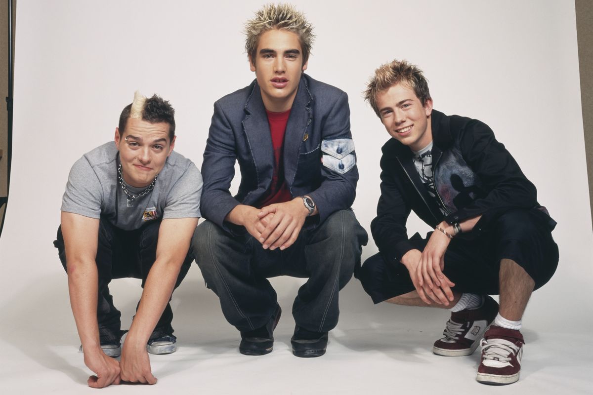 Busted: Charlie Simpson is one-third of the band alongside James Bourne and Matt Willis