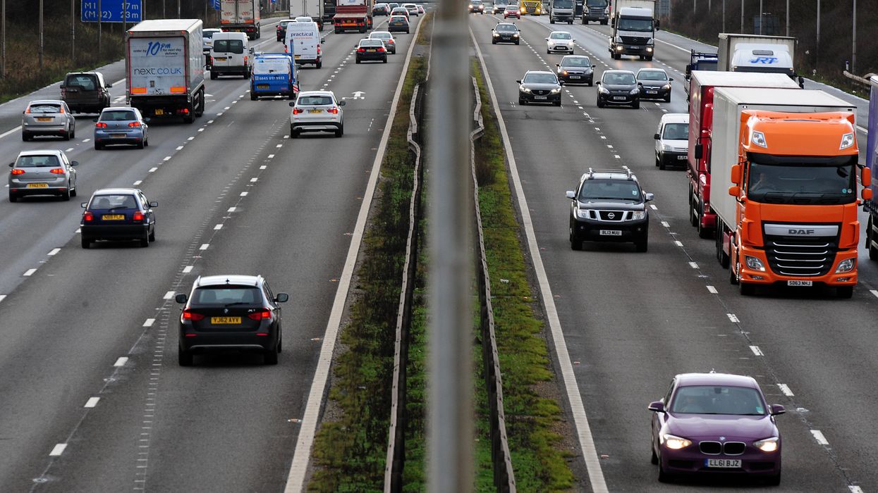 Busy motorway