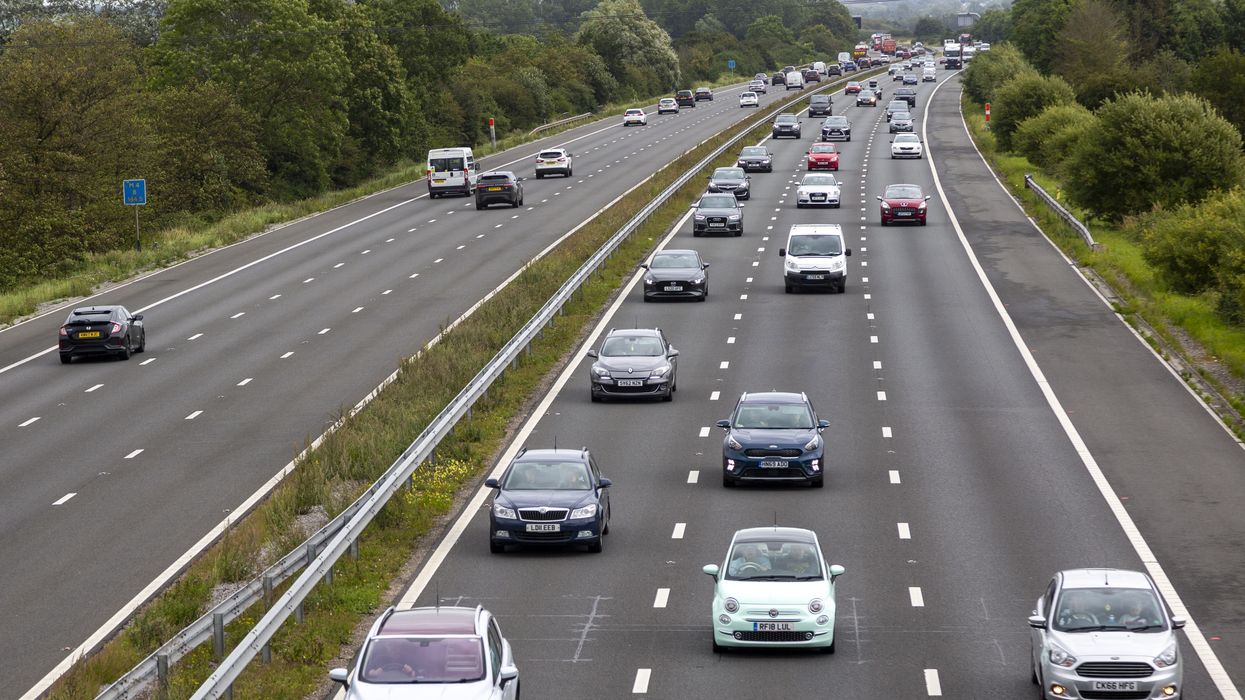 Busy motorway