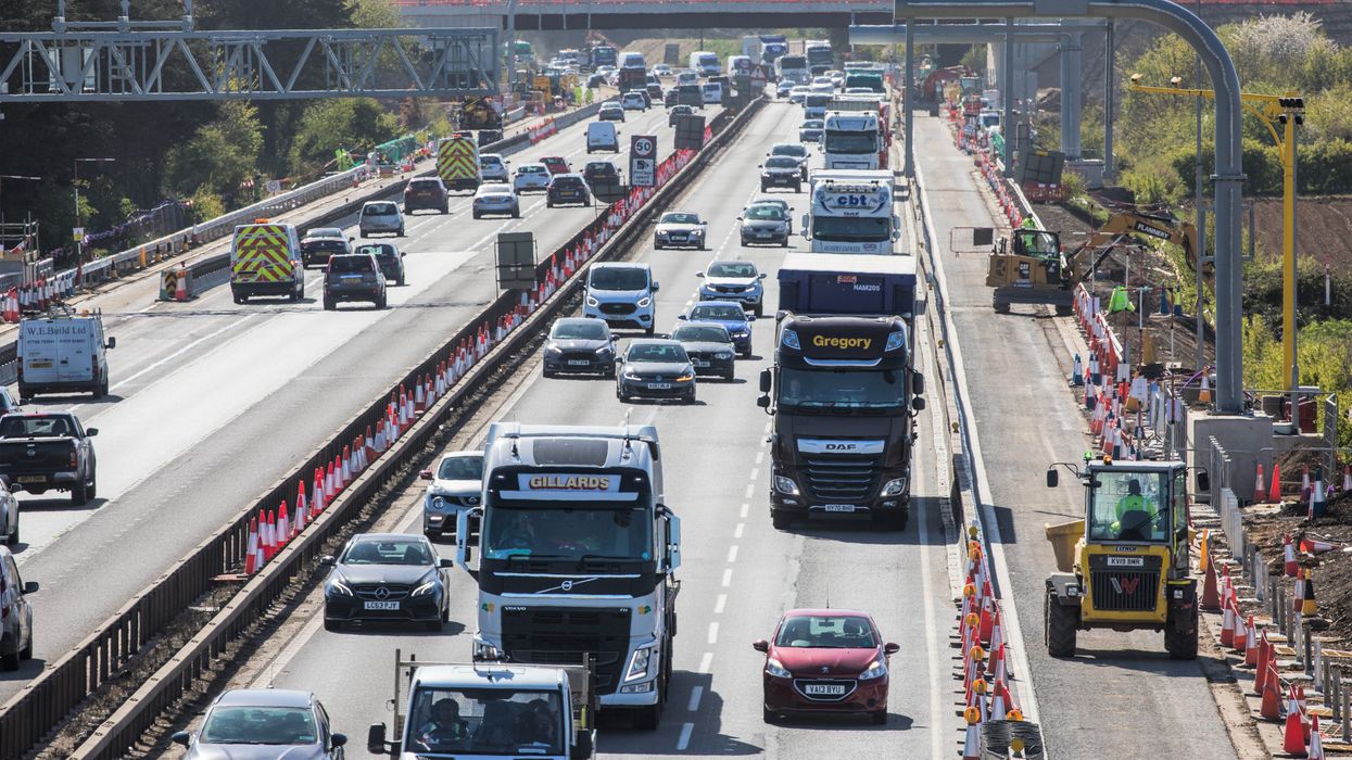 Busy motorway