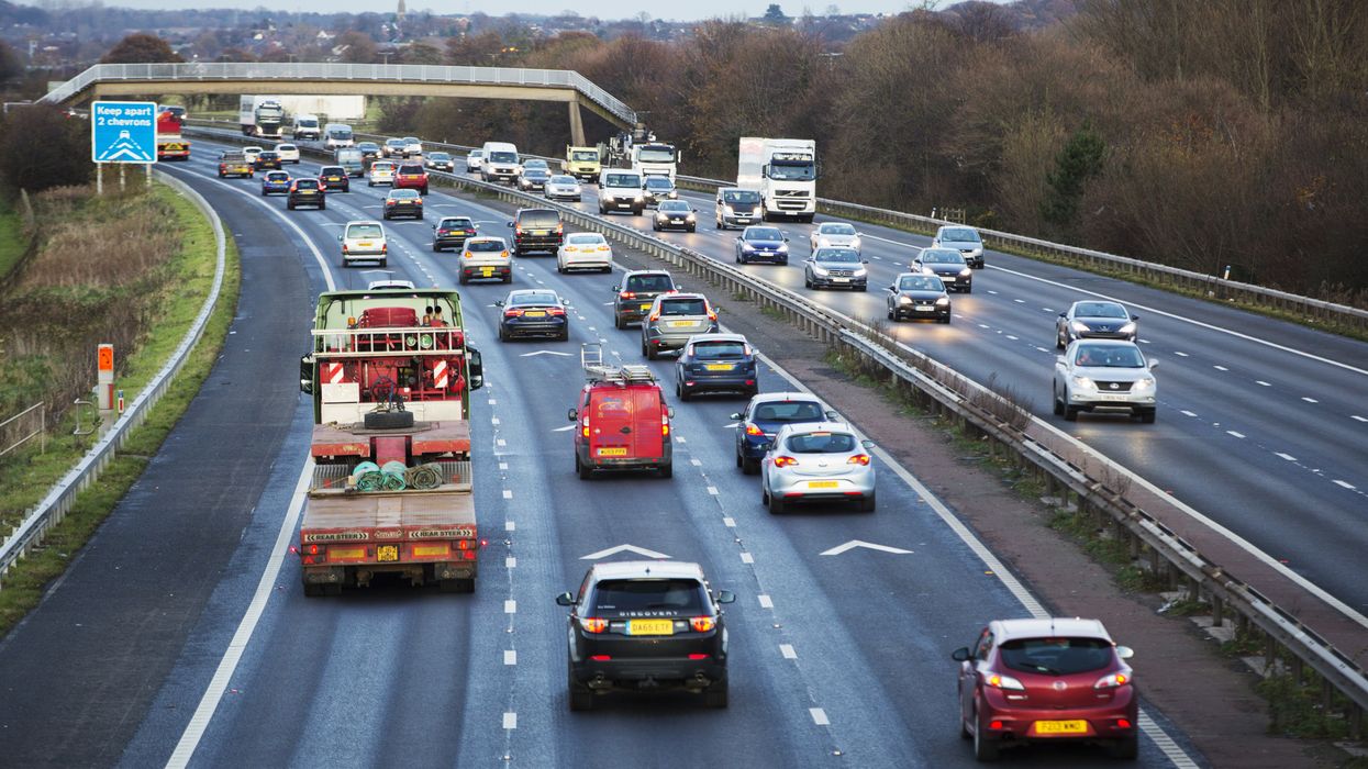 Busy motorway