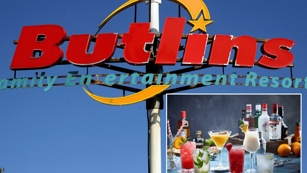 Butlins sign / cocktails