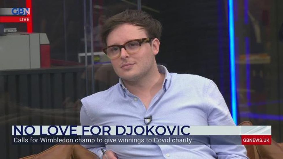 Benjamin Butterworth calls Novak Djokovic 'one of the most dangerous people in sport': ‘He’s a disgrace’