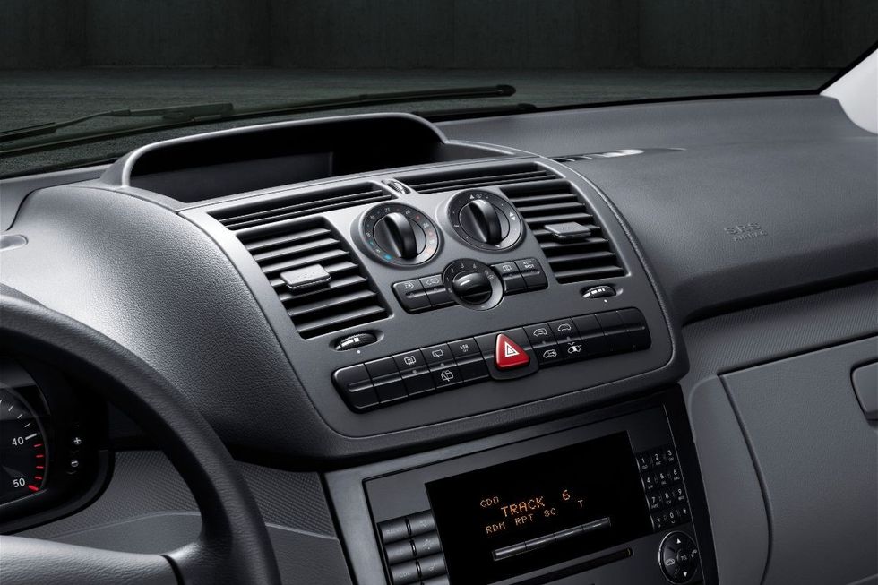 Buttons in a car