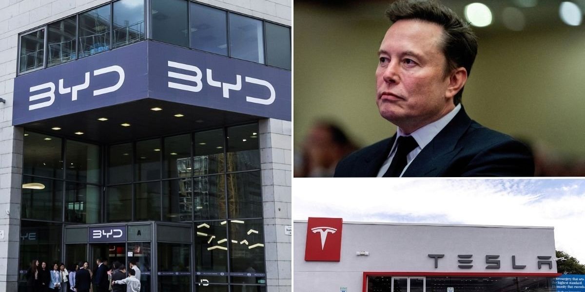 Chinese car brand BYD set to win electric vehicle sales race in bitter blow to Elon Musk’s Tesla Chinese car brand BYD set to win electric vehicle sales race in bitter blow to Elon Musk’s Tesla