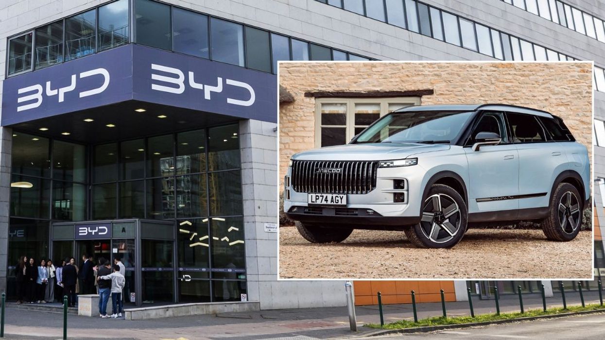 BYD office and a Jaecoo 7 Super Hybrid System