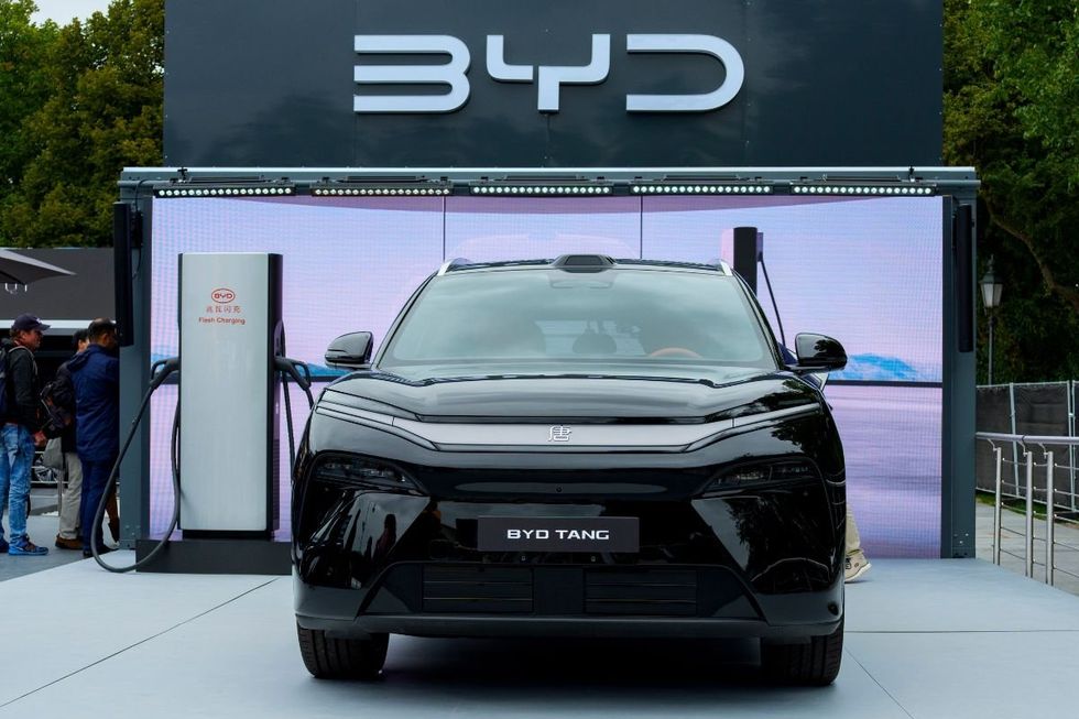 BYD's Flash chargers are capable of providing two kilometres of range in just one second