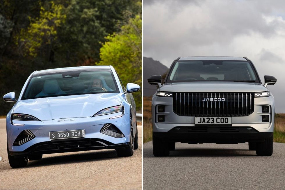 BYD Seal U and a Jaecoo 7