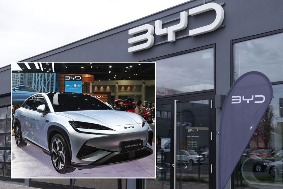 BYD Sealion and a BYD dealership