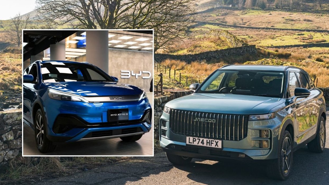 BYD showroom and a Jaecoo 7