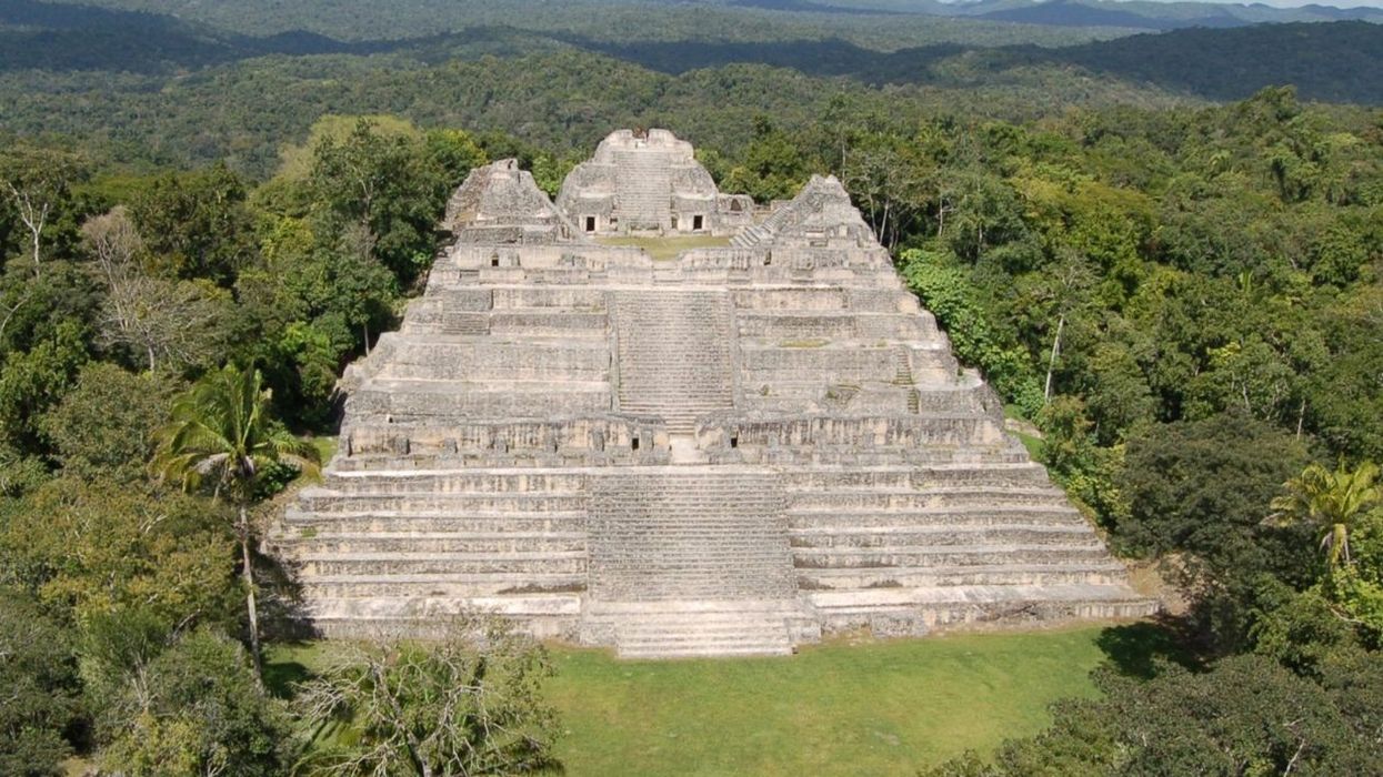 Caana, the central architectural complex at Caracol, Belize