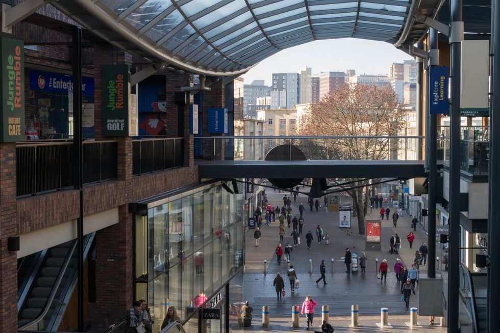 Cabot Circus shopping centre in Bristol