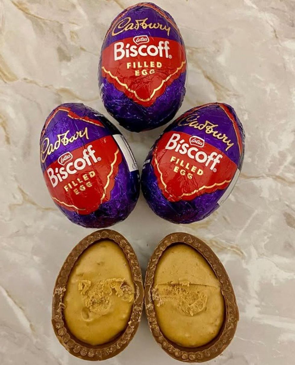 Cadbury Biscoff Filled Egg