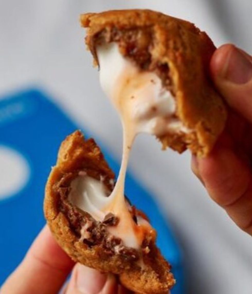 Cadbury's creme egg cookie