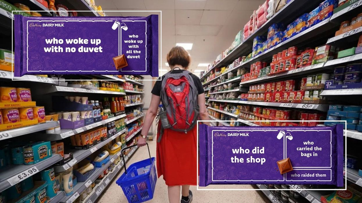 Cadbury's new chocolate bars/Shopper shopping