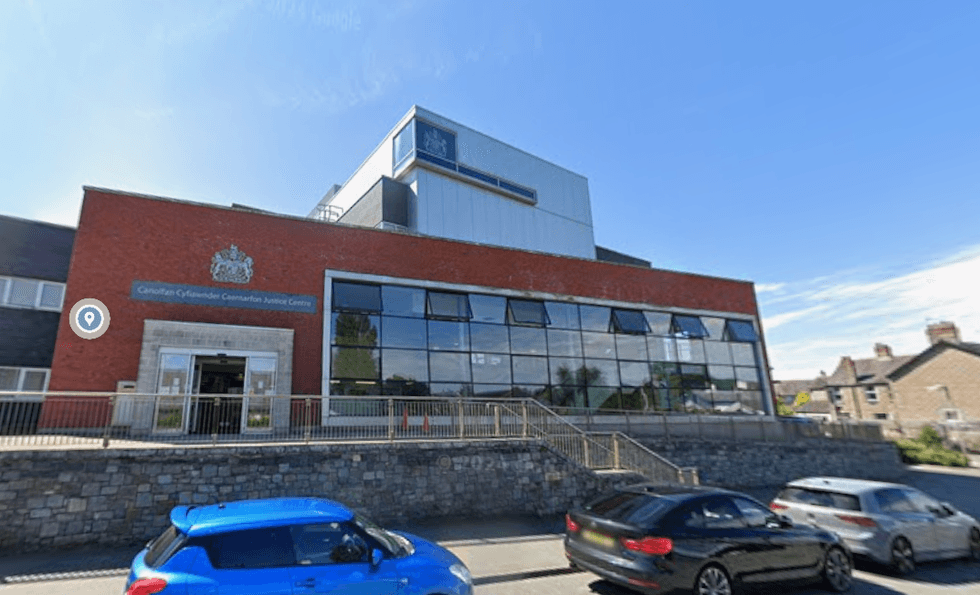 Caernarfon Crown Court in Wales