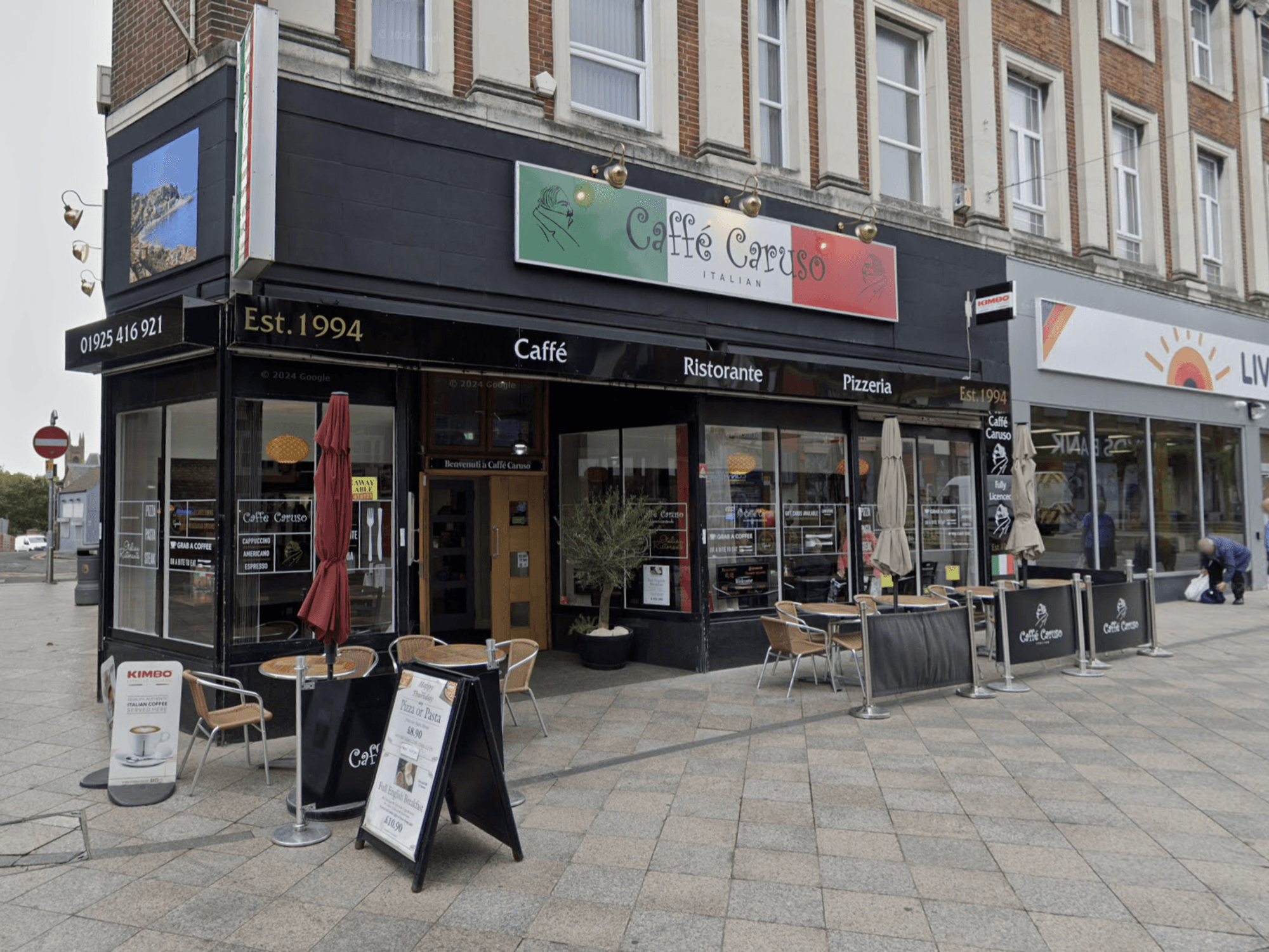 Caffe Caruso in Warrington