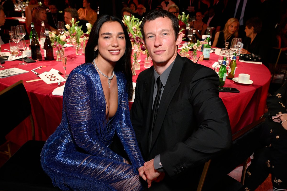 Callum Turner and Dua Lipa