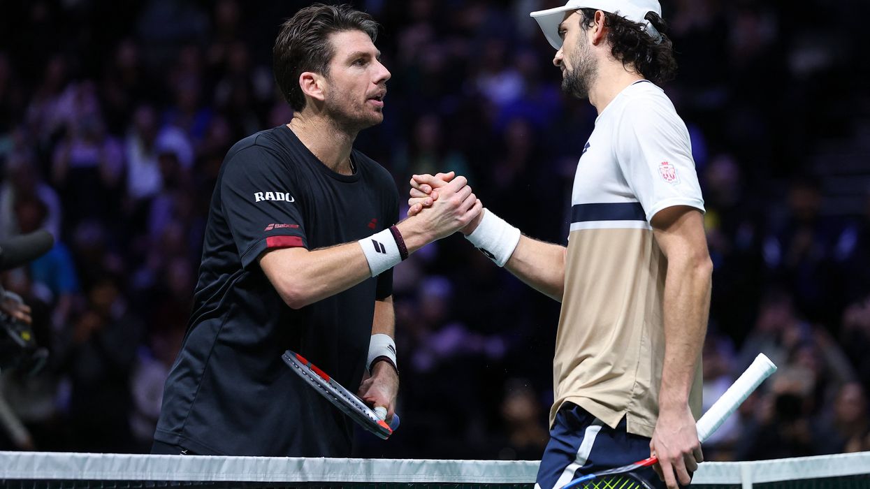 Cam Norrie was knocked out of the Paris Masters having beaten world No.1 Carlos Alcaraz in the previous round