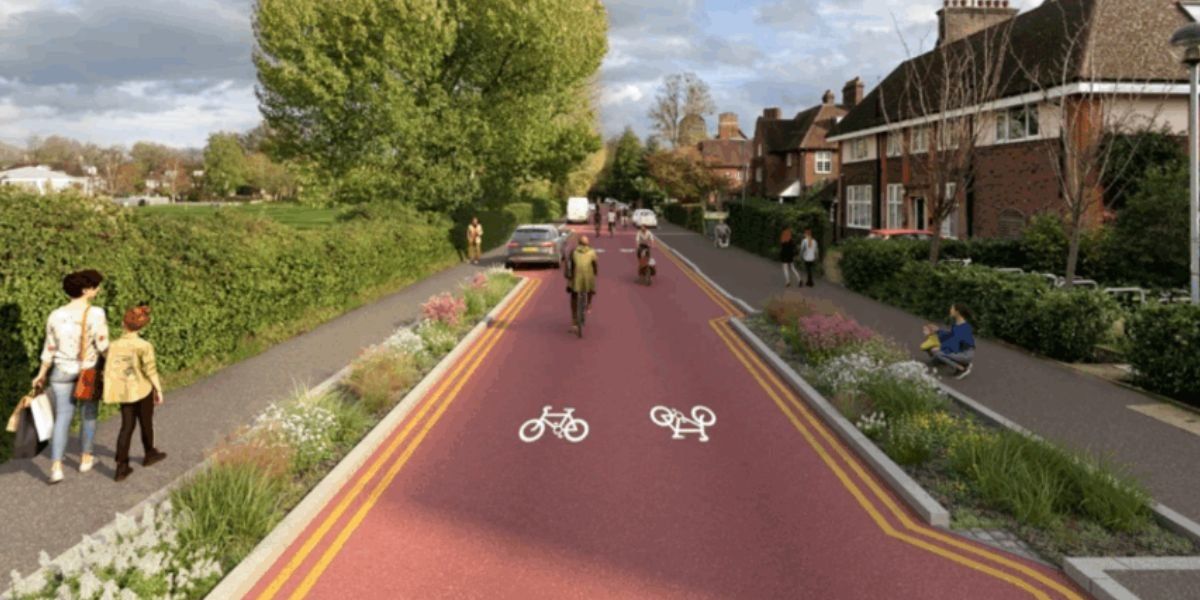 Bicycles prioritised over car owners on busy road with controversial new £2m ‘cycle street’ Bicycles prioritised over car owners on busy road with controversial new £2m ‘cycle street’