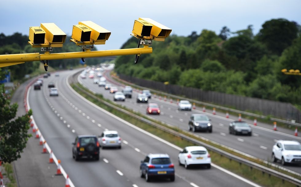 Cameras overlooking the motorway