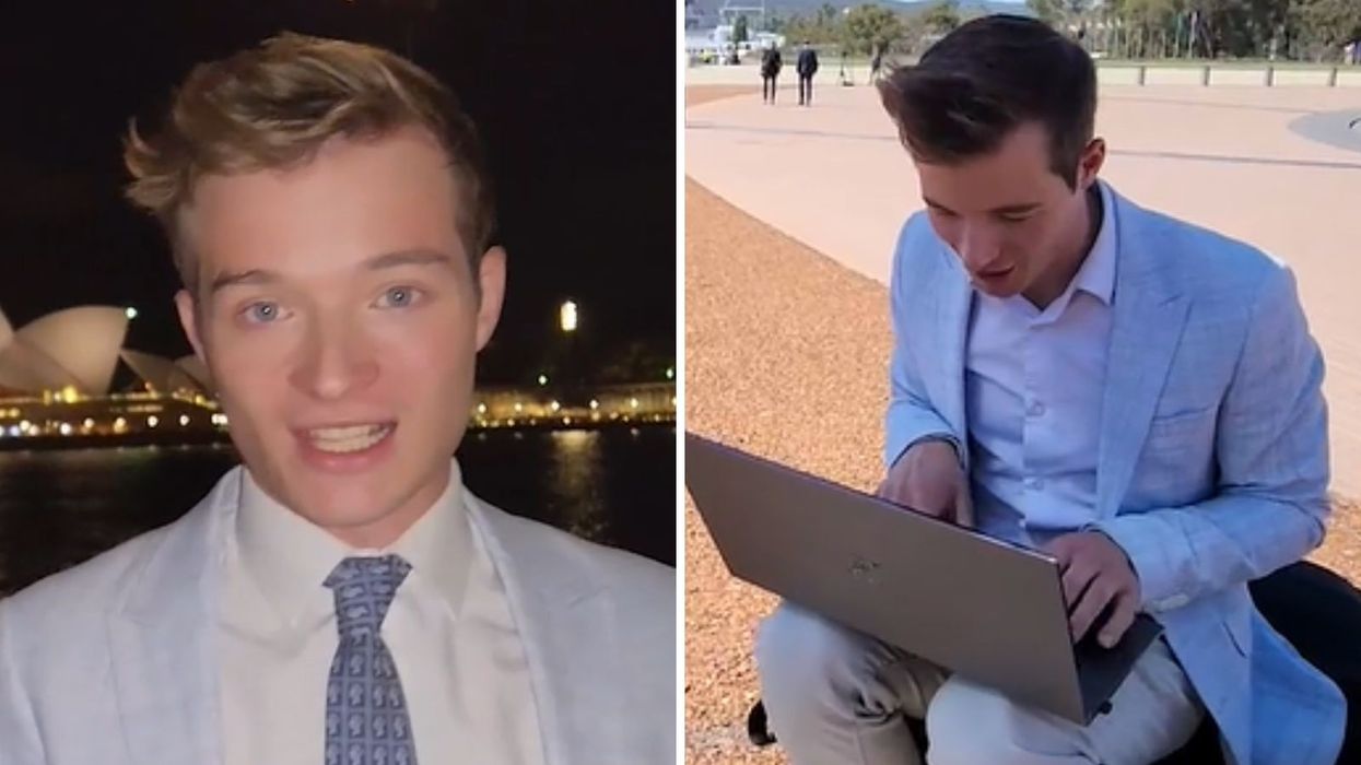 Cameron Walker in behind the scenes videos during King Charles and Queen Camilla's Royal Tour in Australia