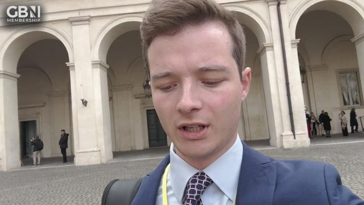 Royal video diary: Cameron Walker practices his Italian as he gives sneak peak from inside Rome's Presidential Palace
