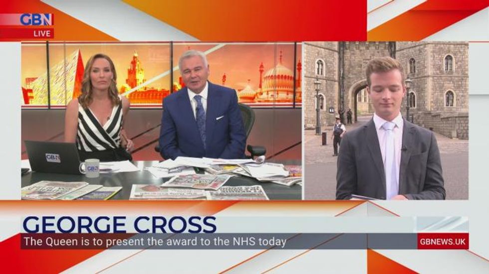 Queen beams with delight as she praises 'amazing' NHS Covid vaccine rollout